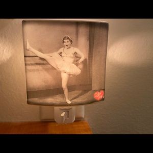 I love lucy porcelain wall plug-in night light!!
